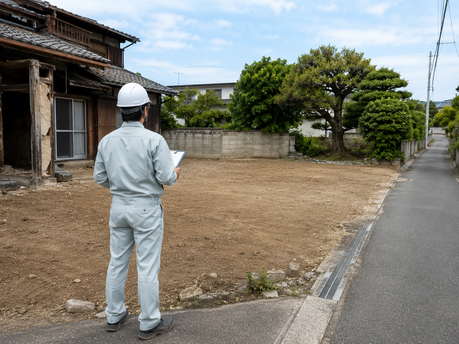 現地で確認事項を整理するイメージ