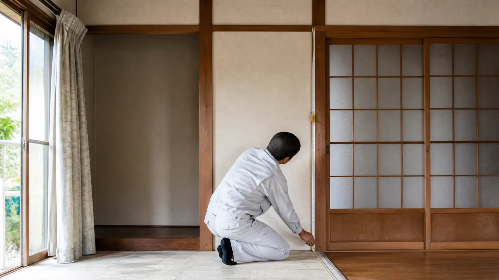 住みながらの内装解体で、粉じんと通行を分ける養生の考え方