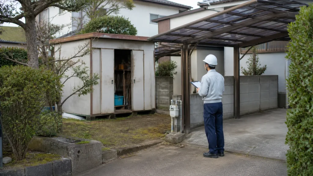 庭まわりの小規模解体と外構整理のイメージ