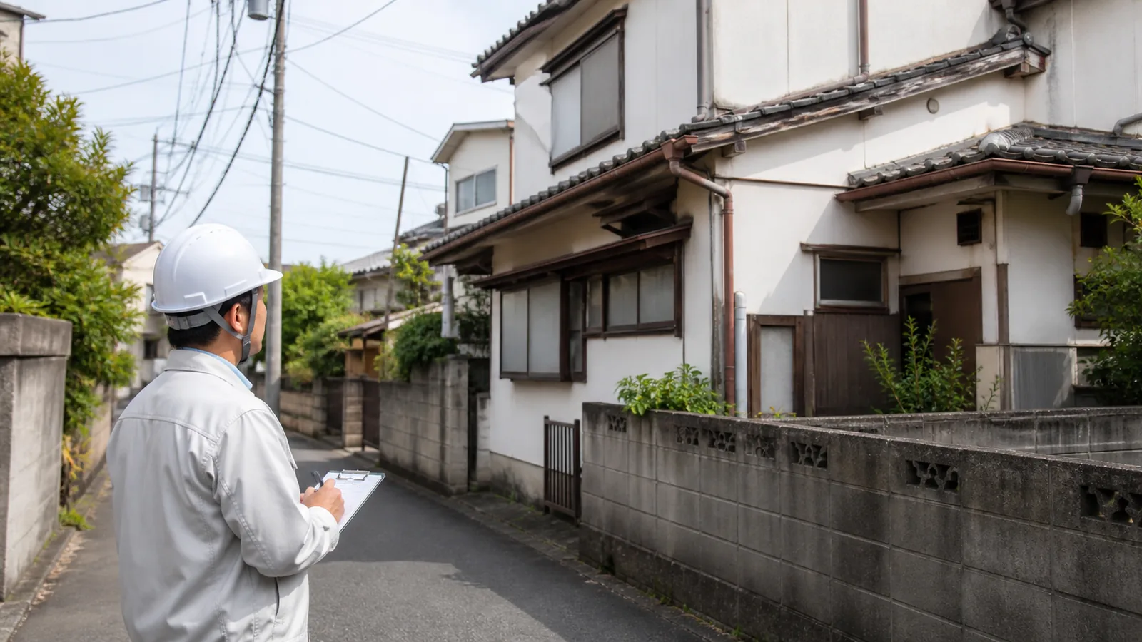 門柱・塀を撤去して駐車場の出入口を広げる前に確認したいこと